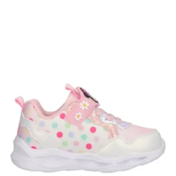 Sneakers Bambina Minnie Rosa e Bianche con Luci