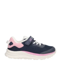 Sneakers Bambina Nere e Rosa