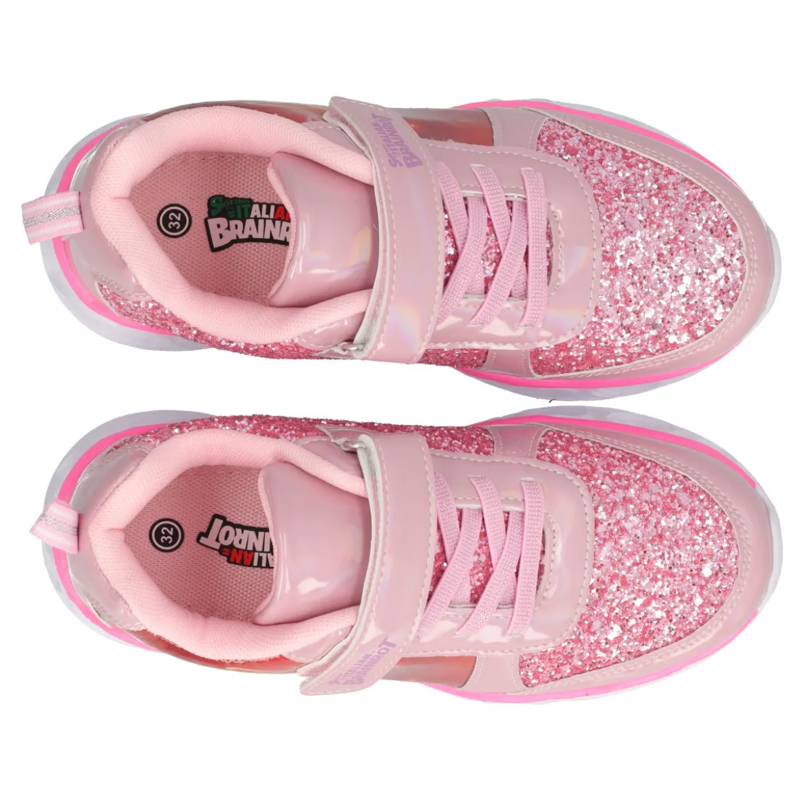Sneakers Bambina Rosa con Luci