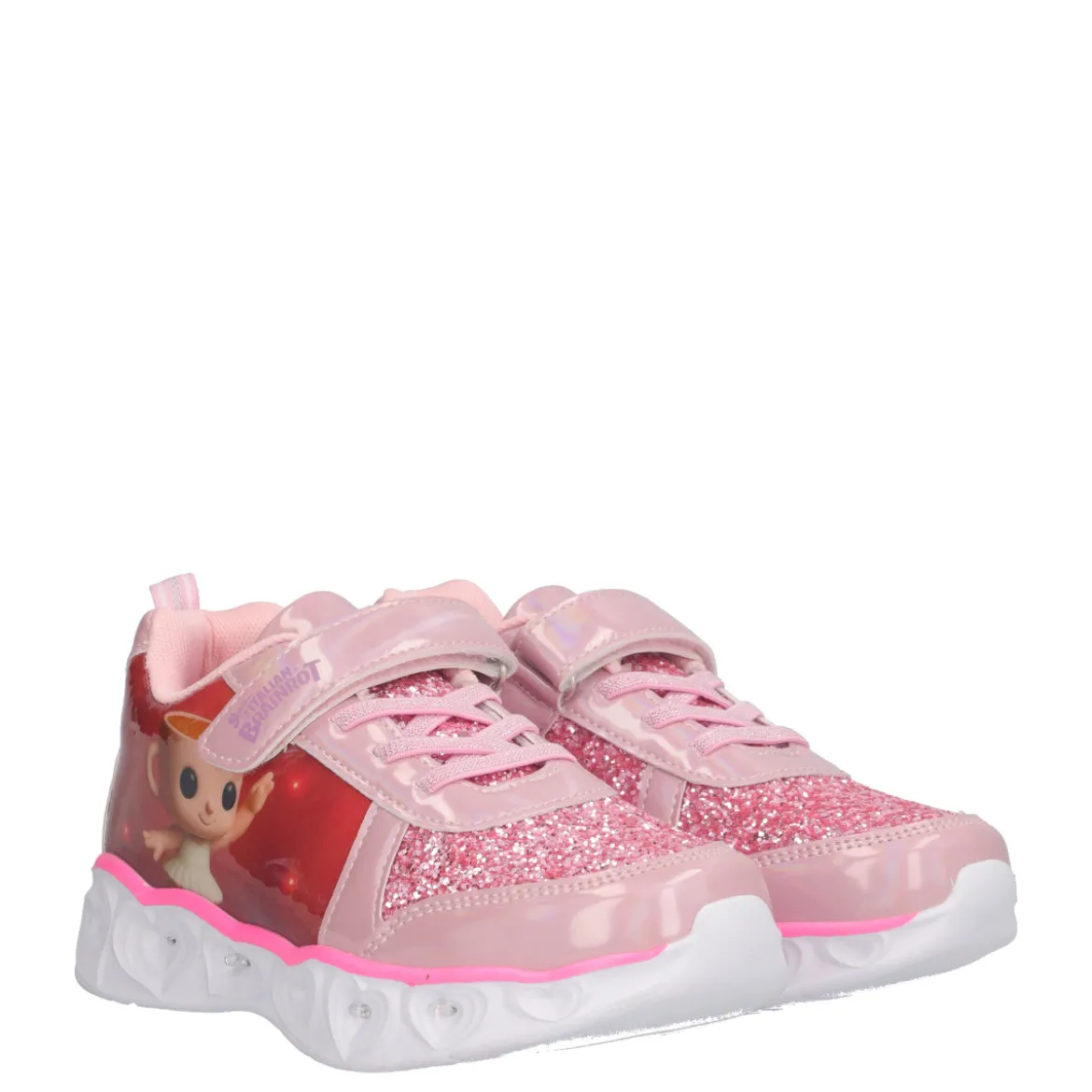 Sneakers Bambina Rosa con Luci
