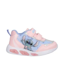 Sneakers Bambina Rosa e Azzurre Stitch