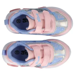 Sneakers Bambina Rosa e Azzurre Stitch