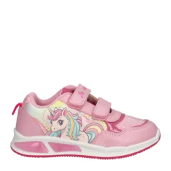 Sneakers Bambina Rosa Unicorn con Luci