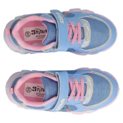 Sneakers Bambina Stitch con Luci Azzurre