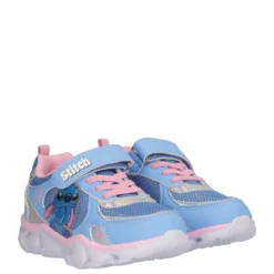Sneakers Bambina Stitch con Luci Azzurre