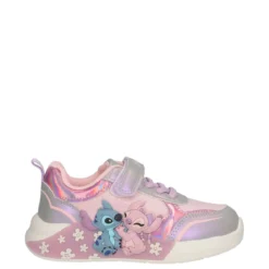 Sneakers Bambina Stitch e Angel Rosa con Luci
