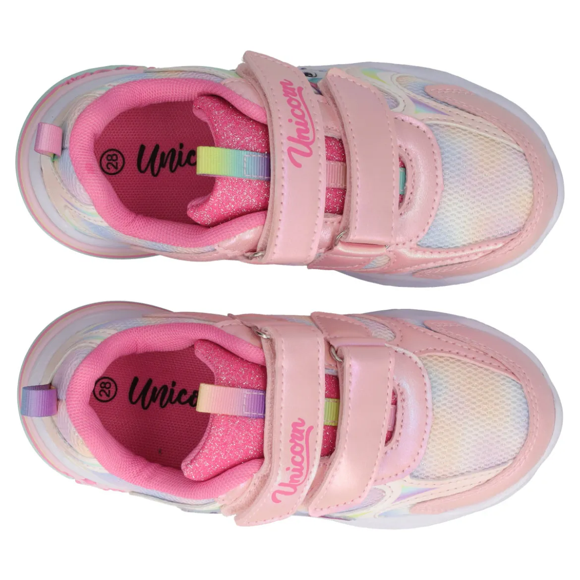 Sneakers Bambina Unicorn Rosa con Luci