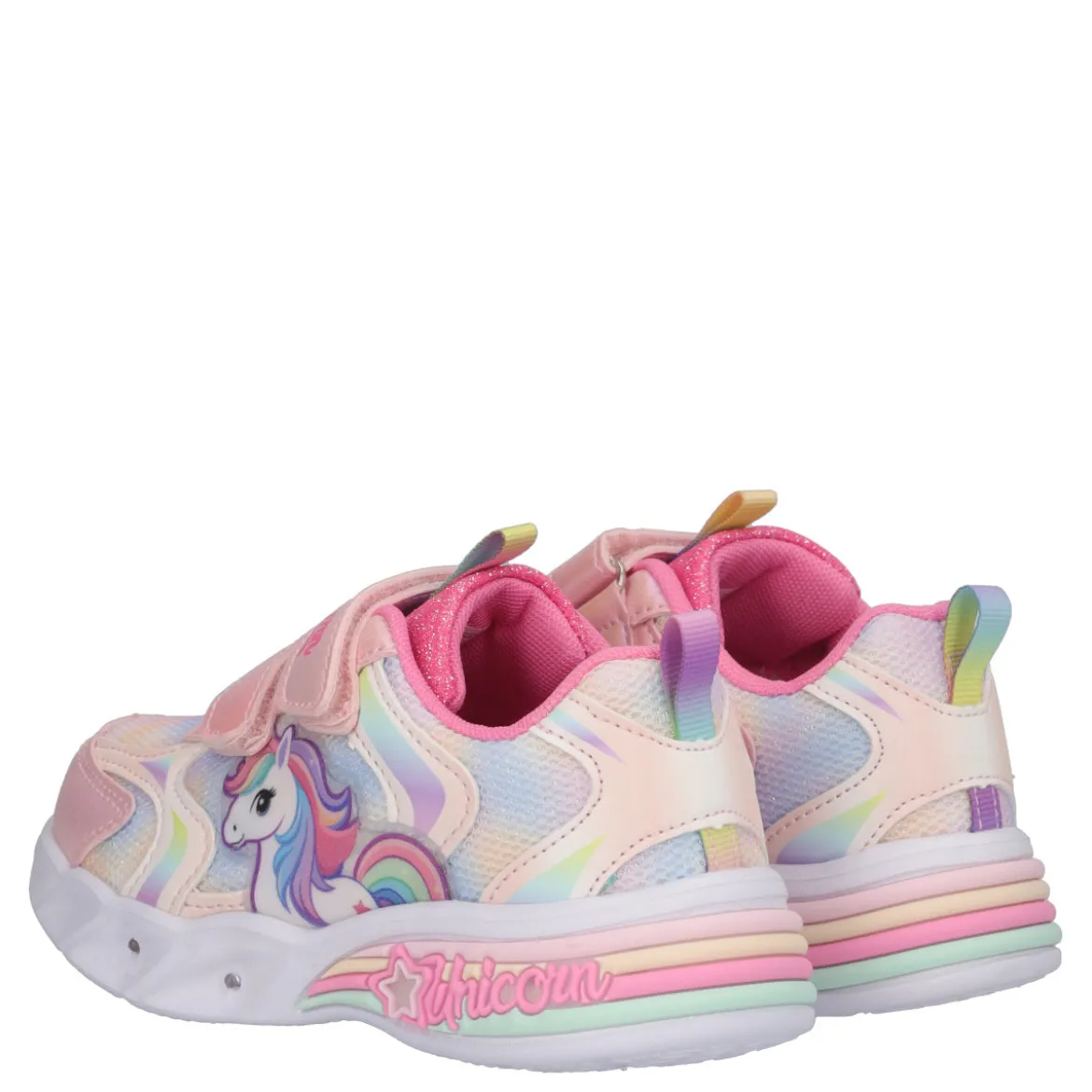 Sneakers Bambina Unicorn Rosa con Luci