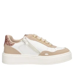 Sneakers Bambina White e Beige
