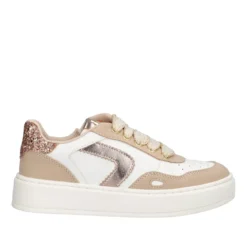 Sneakers Bambina White e Beige