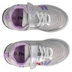 Sneakers Bambine Argento Frozen con Luci