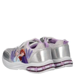 Sneakers Bambine Argento Frozen con Luci