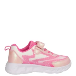 Sneakers Bambine Stitch Rosa con Luci