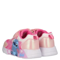 Sneakers Bambine Stitch Rosa con Luci