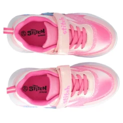 Sneakers Bambine Stitch Rosa con Luci
