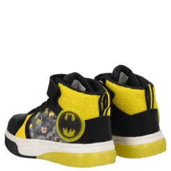 Sneakers Bambini Gialle e Nere di Batman con Luci