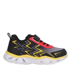 Sneakers Bambini Nere, Gialle e Rosse, Pokémon con Luci
