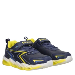 Sneakers Bambino Blu e Gialle con Luci