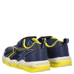 Sneakers Bambino Blu e Gialle con Luci
