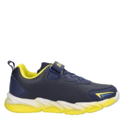 Sneakers Bambino Blu e Gialle con Luci