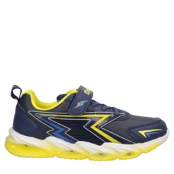 Sneakers Bambino Blu e Gialle con Luci