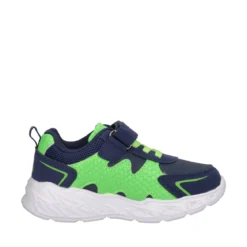 Sneakers Bambino Blu e Verde con Luci