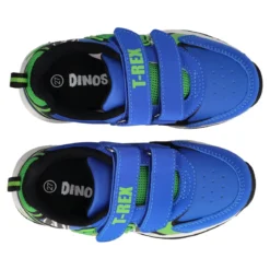 Sneakers Bambino Blu e Verde T-Rex con Luci