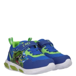 Sneakers Bambino Dinosaur Blu con Luci