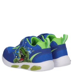 Sneakers Bambino Dinosaur Blu con Luci