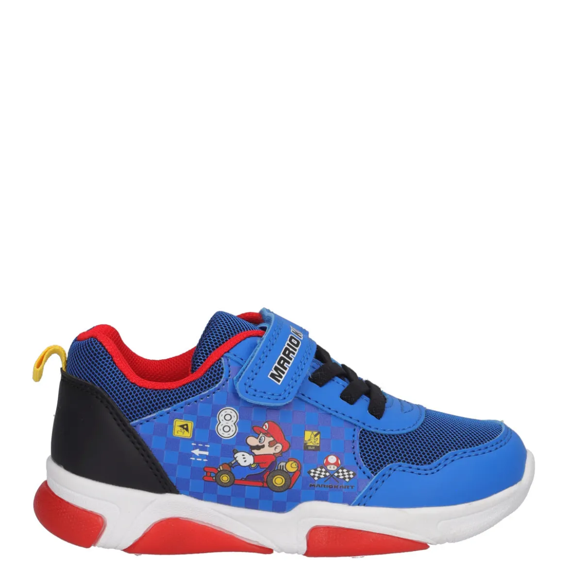 Sneakers Bambino Mario Kart Blu con Luci