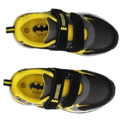 Sneakers Bambino Nere e Gialle Batman con Luci
