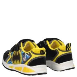 Sneakers Bambino Nere e Gialle Batman con Luci