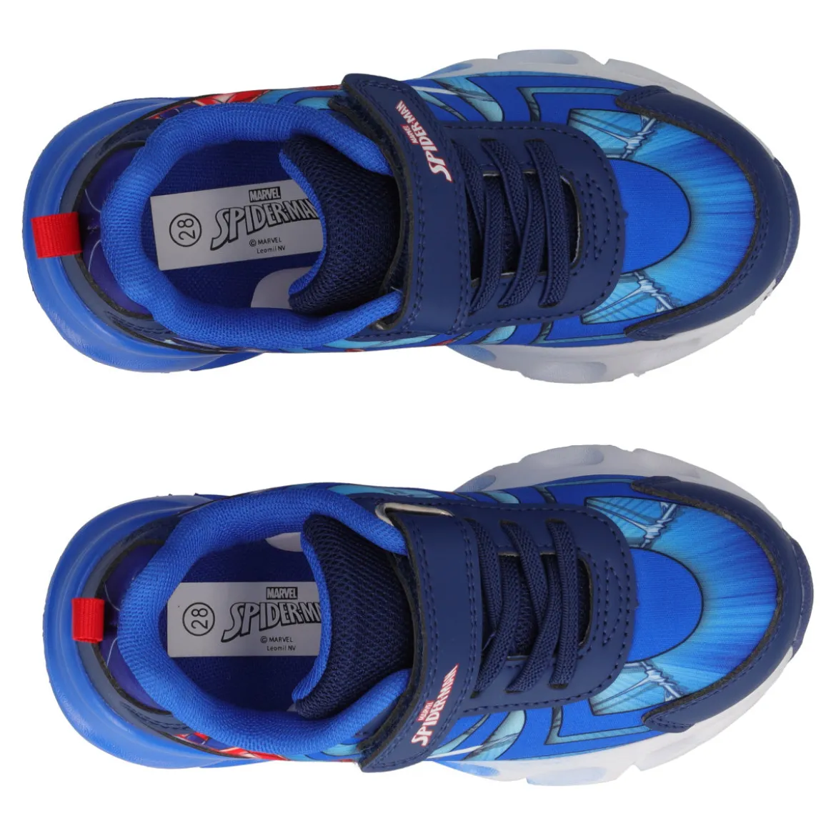 Sneakers Bambino SpiderMan Blu con Luci