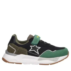 Sneakers Bambino Verdi e Neri