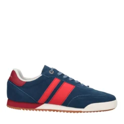 Sneakers blu e rosse uomo
