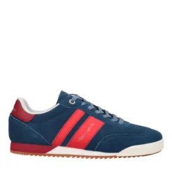 Sneakers blu e rosse uomo