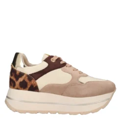 Sneakers Donna Beige e Animalier