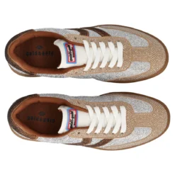 Sneakers Donna Beige e Argento