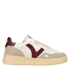 Sneakers Donna Bianche, Beige e Bordeaux