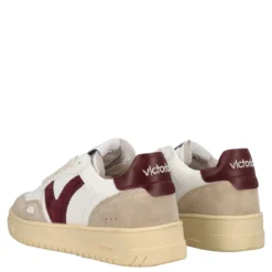 Sneakers Donna Bianche, Beige e Bordeaux