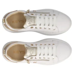 Sneakers Donna Bianche e Oro