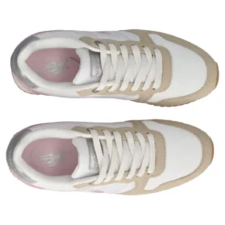 Sneakers Donna Bianche, Rosa e Beige