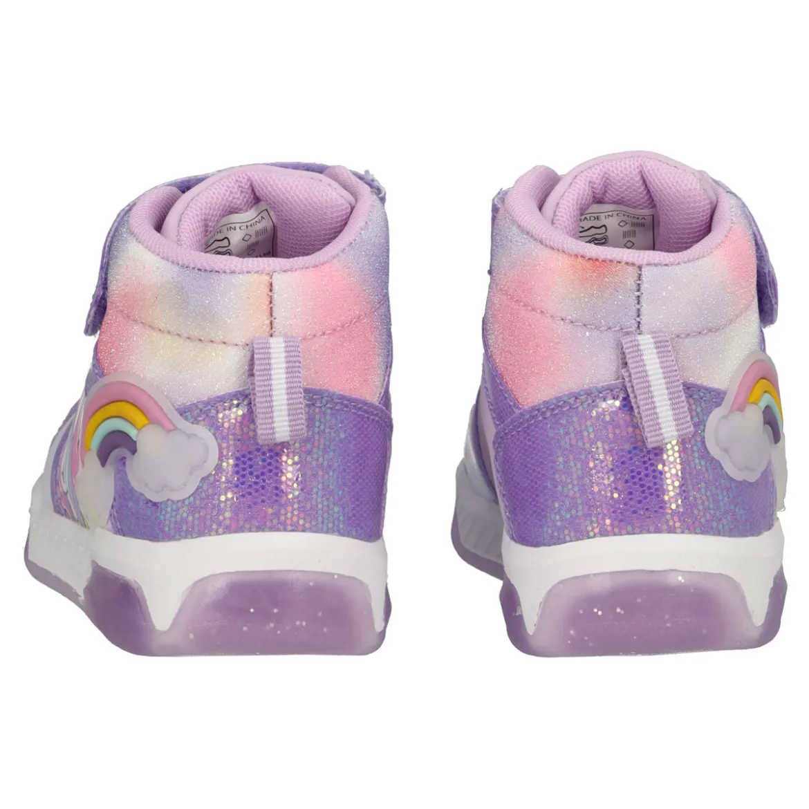 Sneakers Donna Lilla Unicorn con Luci