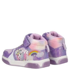 Sneakers Donna Lilla Unicorn con Luci