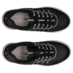 Sneakers Donna Nere con Zeppa 6 cm