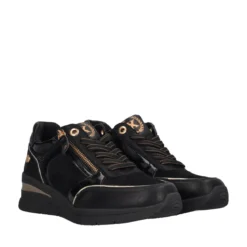 Sneakers Donna Nere e Oro