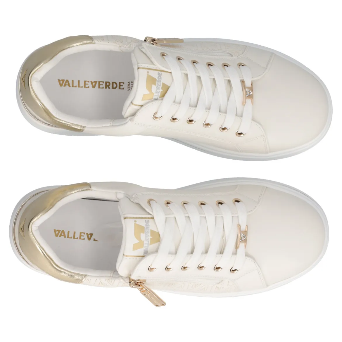 Sneakers Donna Off White e Oro