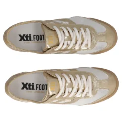 Sneakers Donna Oro e Bianche