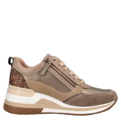 Sneakers Donna Taupe e Bronzo