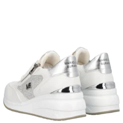 Sneakers Donna Wht Zeppa